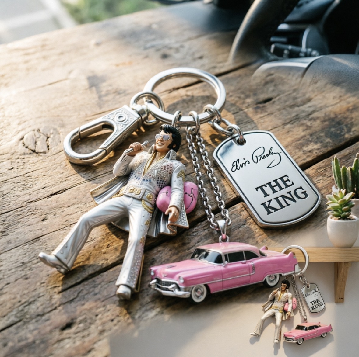 Women'S Key Accessories - Porte-clés Michael Jackson, pendentif roi de