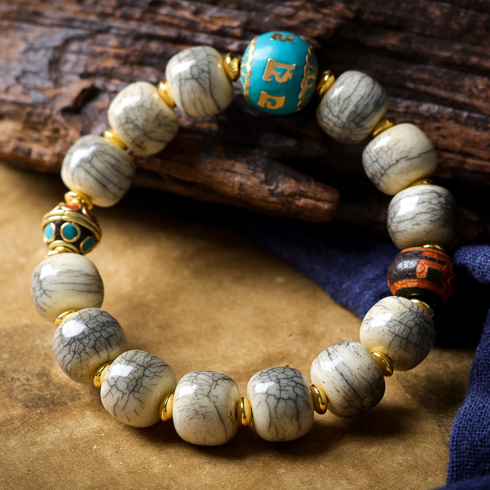 Women Accessories Nepal - Bracelet en perles de baril en