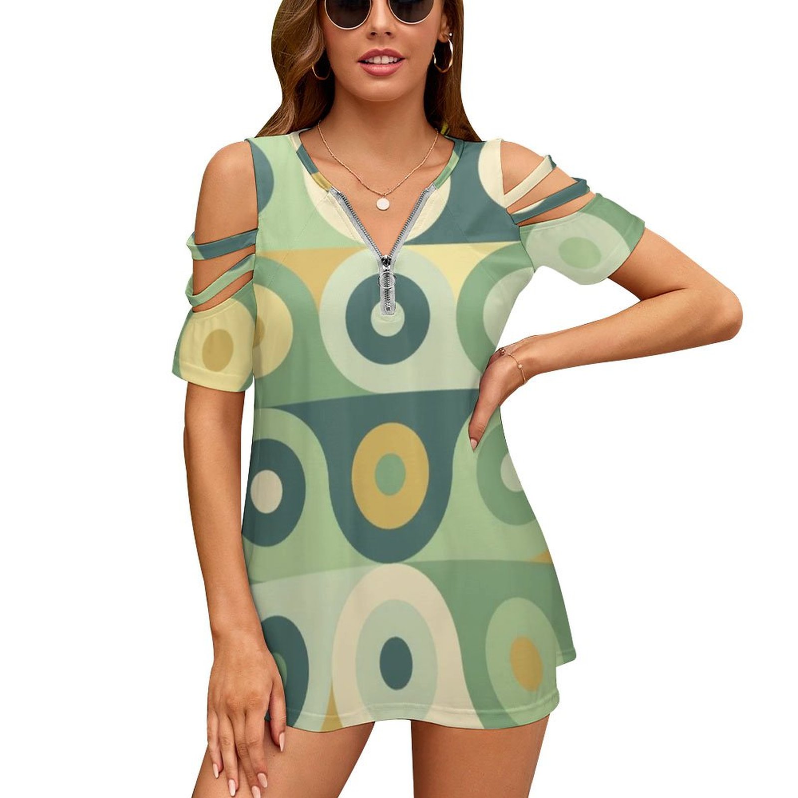 Groovy-T-shirt imprimé avec fe - Women'S Accessories In The 60S avis et prix