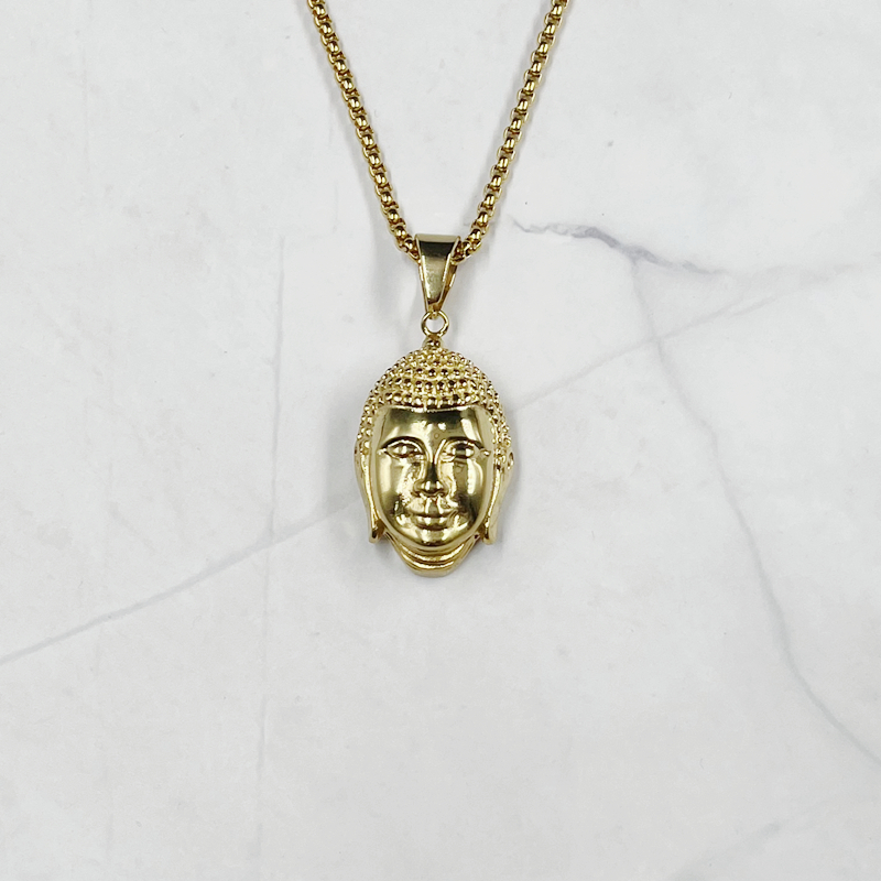 Collier pendentif tête de boud - Women Accessories Nepal avis et prix