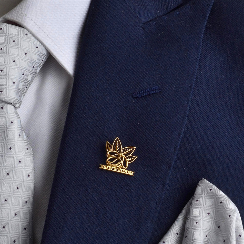 Broche personnalisée avec logo - Women Accessories Brand Name avis et prix