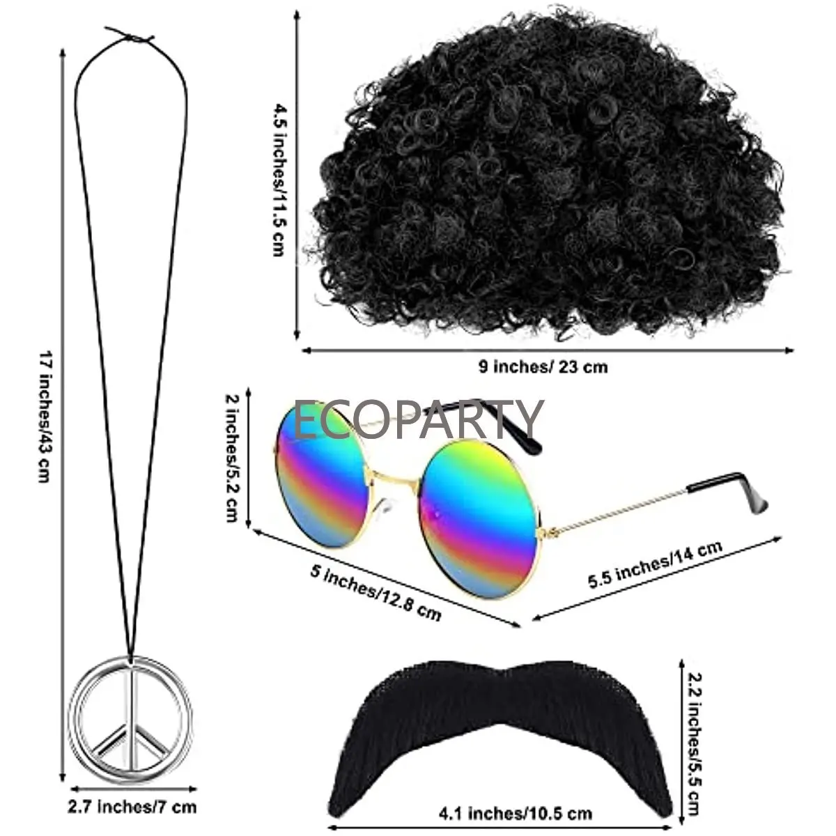 Accessoires de Costume Hippie, - Women'S Accessories In The 60S avis et prix
