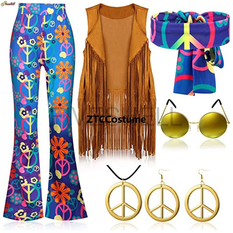 Costume Hippie Femme Années 60 - Women'S Accessories In The 60S avis et prix