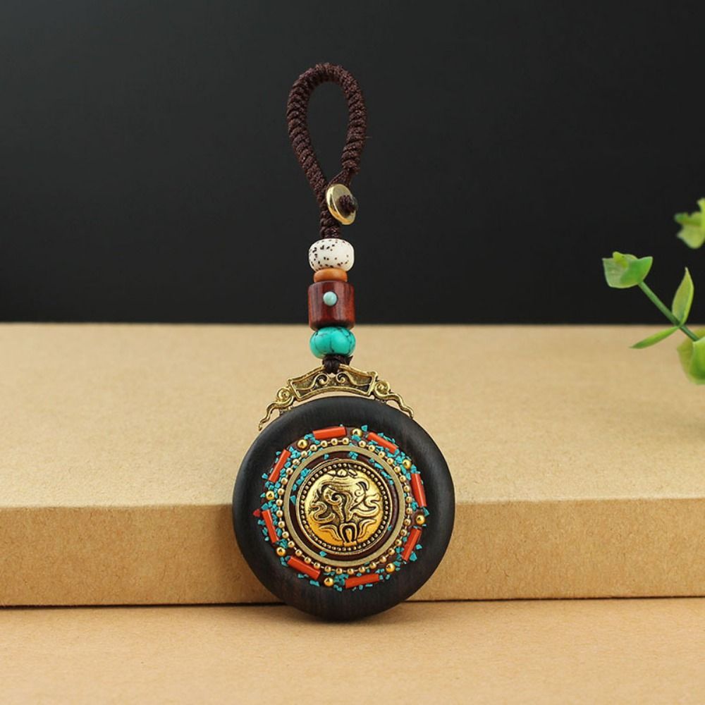 Porte-clés ethnique en bois d' - Women Accessories Nepal avis et prix