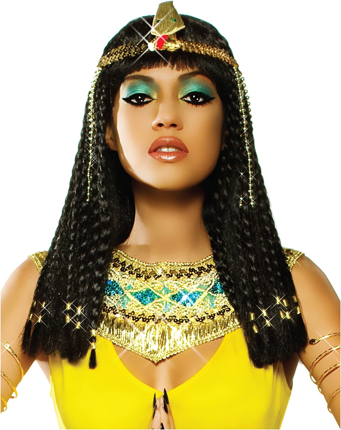 Perruque Cléopâtre pour femme, - Women Accessories In Egypt avis et prix