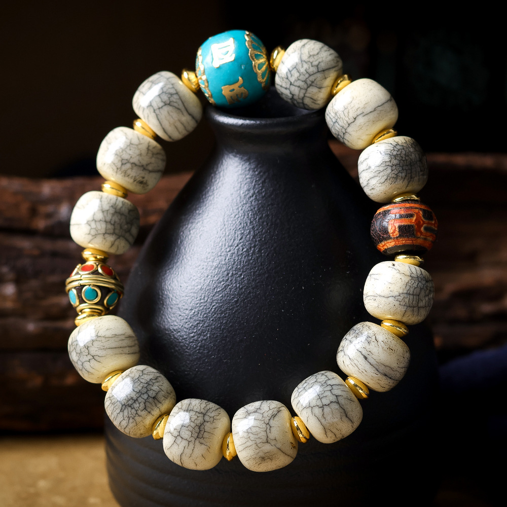 Bracelet en perles de baril en - Women Accessories Nepal avis et prix