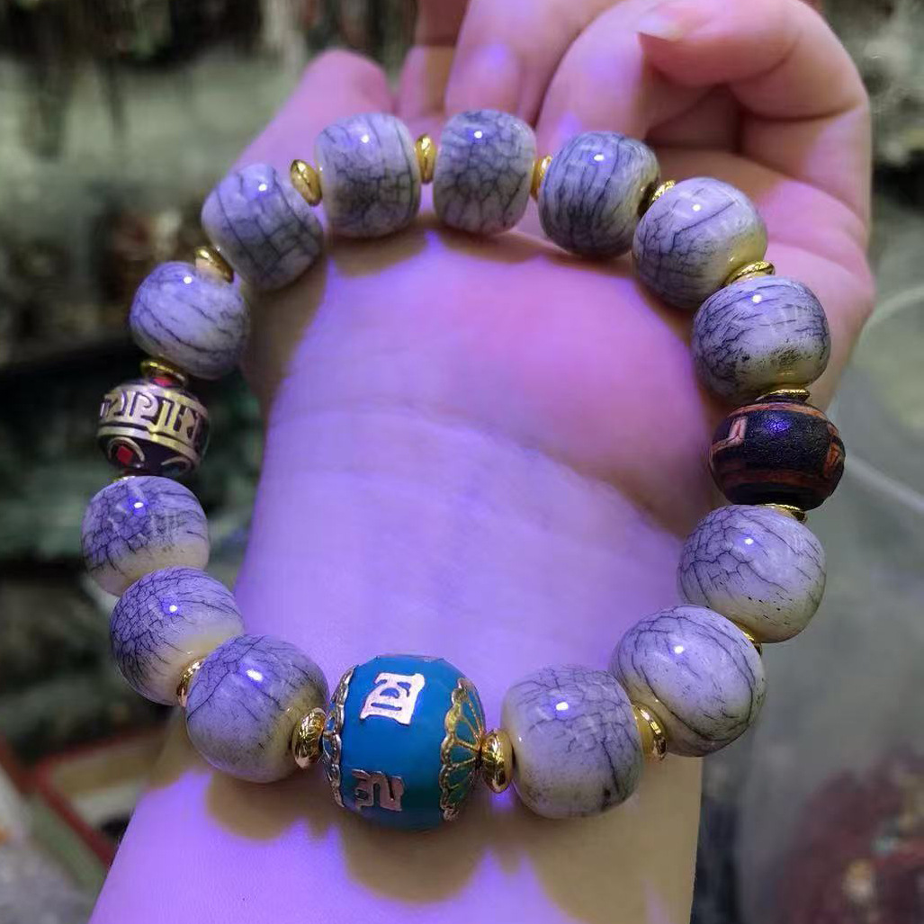 Bracelet en perles de baril en - Women Accessories Nepal avis et prix